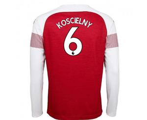 2018-2019 Arsenal Puma Home Long Sleeve Shirt (Koscielny 6)