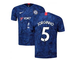 2019-20 Chelsea Home Shirt (Jorginho 5) - Kids