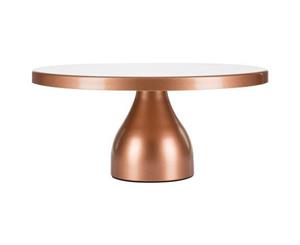 30 cm (12-inch) Round Modern Cake Stand | Rose Gold | Jocelyn Collection