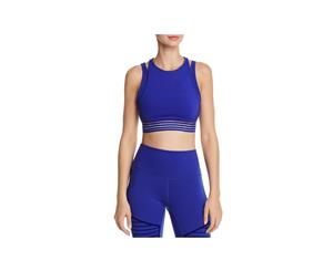 Alo Yoga Womens Gaze Layered Racerback Sports Bra