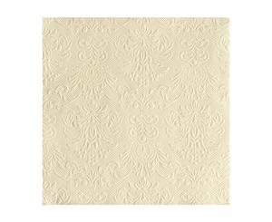 Ambiente 3 Ply Paper Napkins Elegance Cream
