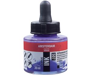 Amsterdam Acrylic Ink 30Ml-Ultramarine Violet