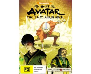 Avatar The Last Airbender Book 2 Earth Volume 4 DVD Region 4