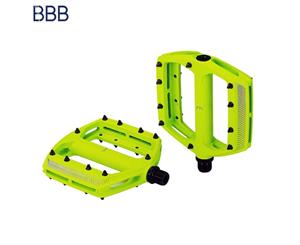 BBB Coolride Platform Pedals - Neon Yellow