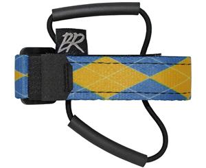 Backcountry Research Mutherload 2.5cm Frame Strap Argyle Blue/Yellow