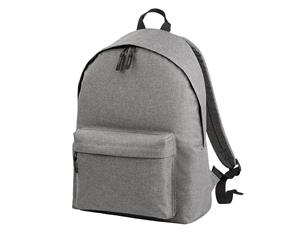 Bagbase Two Tone Fashion Backpack / Rucksack / Bag (18 Litres) (Grey Marl) - BC2524