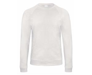 B&C Denim Mens Starlight Raglan Slub Sweatshirt (Chic White) - RW3056