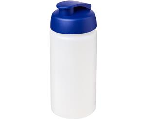 Baseline Plus 500Ml Flip Lid Sport Bottle With Grip (Transparent/Blue) - PF2822