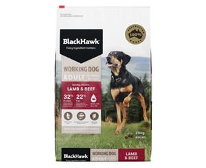 Black Hawk Working Dog Lamb and Beef 20kg