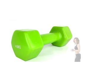 Body Iron Vinyl Dumbbell Single 4.5 kg Bright Green