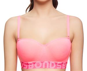 Bonds Women's Wideband Tube Lurex Bra - Tulip Pop