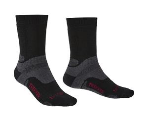 Bridgedale Mens Midweight Merino Endurance Walking Socks - Black