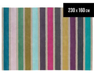 Brink & Campman 230x160cm Estella Stripe Rug - Multi