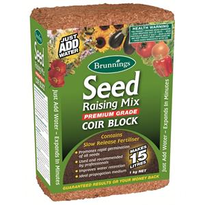 Brunnings 15L Seed Raising Potting Mix Coir Block