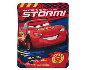 Cars 127x152cm Polar Fleece Throw - Taking The Race By Storm