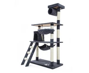 Cat Tree Multi Level Scratcher MAPLE 140cm GREY