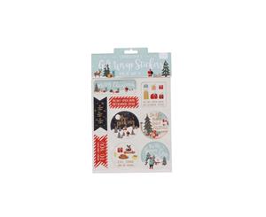 Cgb Giftware Christmas 9 Festive Greeting Gift Stickers (Multicoloured) - CB350