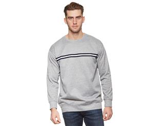 Chester St Men's Trainer Crew Sweat - Grey