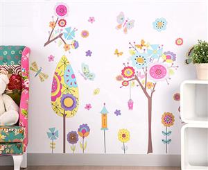 Children's Wall Decals - Flowers & Butterflies