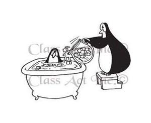 Class Act Cling Mounted Rubber Stamp 2.75In.X3.75In. Cool Me Down