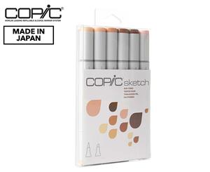 Copic Sketch Set Skin Tones 6pk - Multi