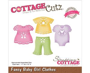 CottageCutz Elites Die -Fancy Baby Girl Clothes 1.7&quotX1.6"