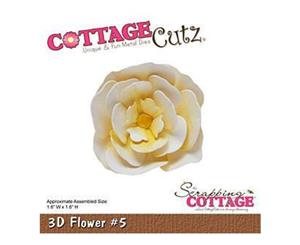 Cottagecutz 3D Die Flower #5 1.6Inch X1.6Inch