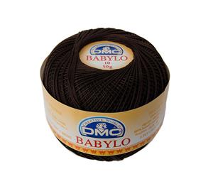 DMC Babylo 10 Crochet Cotton 50g Ball 3371 Dark Brown