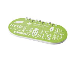 Desk-Mate Capsule Notebook (Lime Green/White) - PF2824