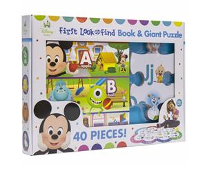 Disney Baby First Look & Find Book & Giant Puzzle