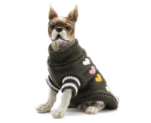 Dog Puppy Pet Cat Winter Knitted Sweater Coat Vest Warm Outfit S M L XL