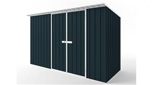 EasyShed D3815 Skillion Roof Garden Shed - Mountain Blue