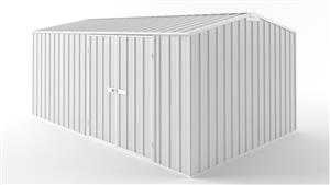 EasyShed D4530 Tall Truss Roof Garden Shed - Off White