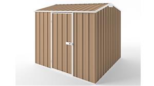 EasyShed S2323 Gable Roof Garden Shed - Pale Terracotta