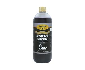 Equinade Showsilk Glo Black Enriches Deepens Colour Animal Horse 500ml (E9128)