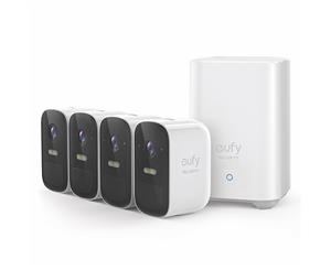 Eufy Cam 2C Wire Free FHD Security 4-Camera Set - T8833CD2