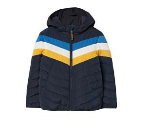 Fatface Childrens Boys Chevron Colour Block Jacket (Navy) - FF119