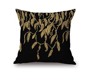 Feathers on Cotton&linen Pillow Cover 80726