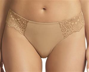 Fine Lines Women's Silhouette Thong - Nude