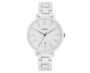 Fossil Women's 36mm Jacqueline Stainless Steel Watch - White