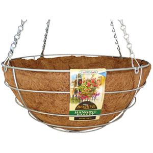 Gardman 35cm Galvanised Beehive Hanging Basket with Liner