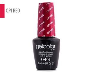 GelColor by OPI Nail Lacquer - OPI Red