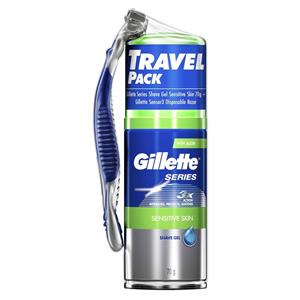 Gillette Series Mini Gel and Gillette Sensor 3 Disposable Razor