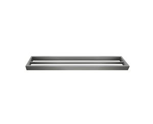 Gun Metal Grey Double Towel Rail 600mm