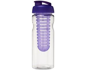 H2o Base 650Ml Flip Lid Sport Bottle And Infuser (Transparent/Purple) - PF2845