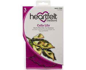 Heartfelt Creations Cut & Emboss Dies Calla Lily 1.5in To 4in