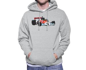 James Hunt McLaren M26 1977 Men's Hooded Sweatshirt - Heather Grey