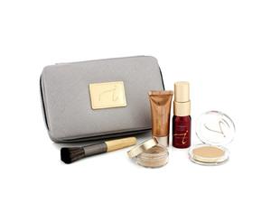 Jane Iredale Starter Kit (6 Pieces) 1xPrimer & Brighter 1xLoose Mineral Powder 1xMineral Foundation ... # Medium Dark 6pcs