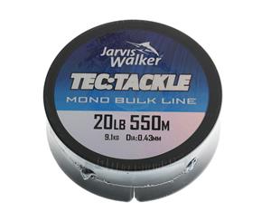 Jarvis Walker Bulk Monofilament Line 1/4lb Spool Blue 550m 20lb