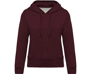 Kariban Womens/Ladies Organic Zip Hoodie (Wine Heather) - PC3075